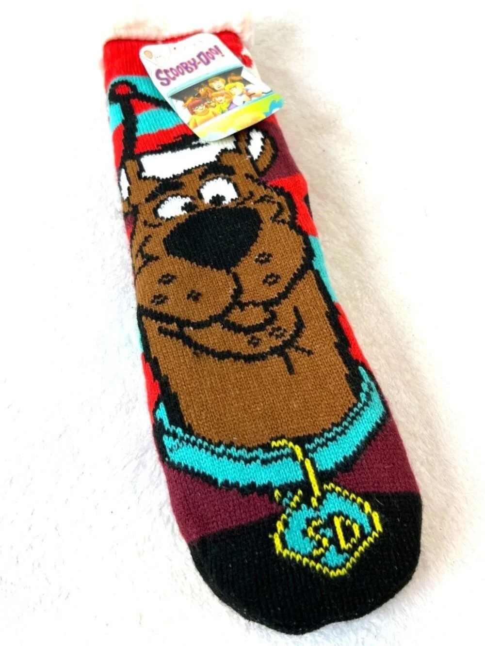 Scooby Doo Sherpa Lined Socks OSFM Womans Adults Ree Ree! FUN Warner Bros.